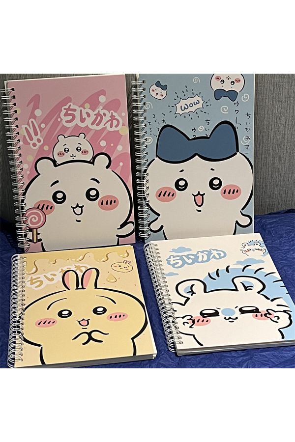 Choice-Random One Random One Chiikawa Coil Notebook Hachiware Usagi Cartoon Horizontal Line This Lovely Not 1