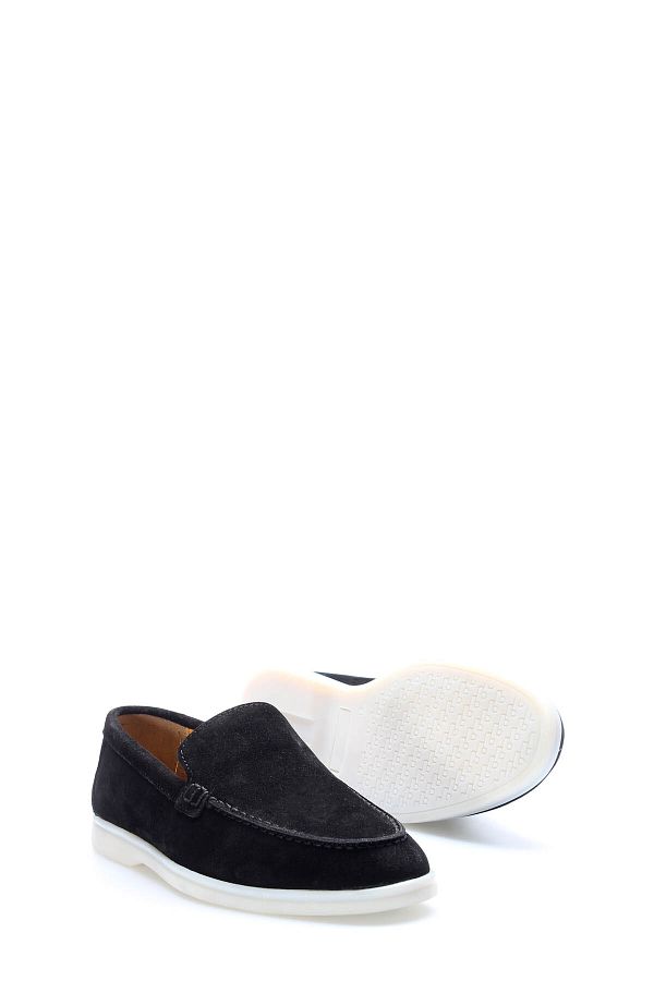 Ayakkabıhane-Inside and Outside Genuine Suede Leather Black Men's Casual Shoes Ah 088191310201321 1