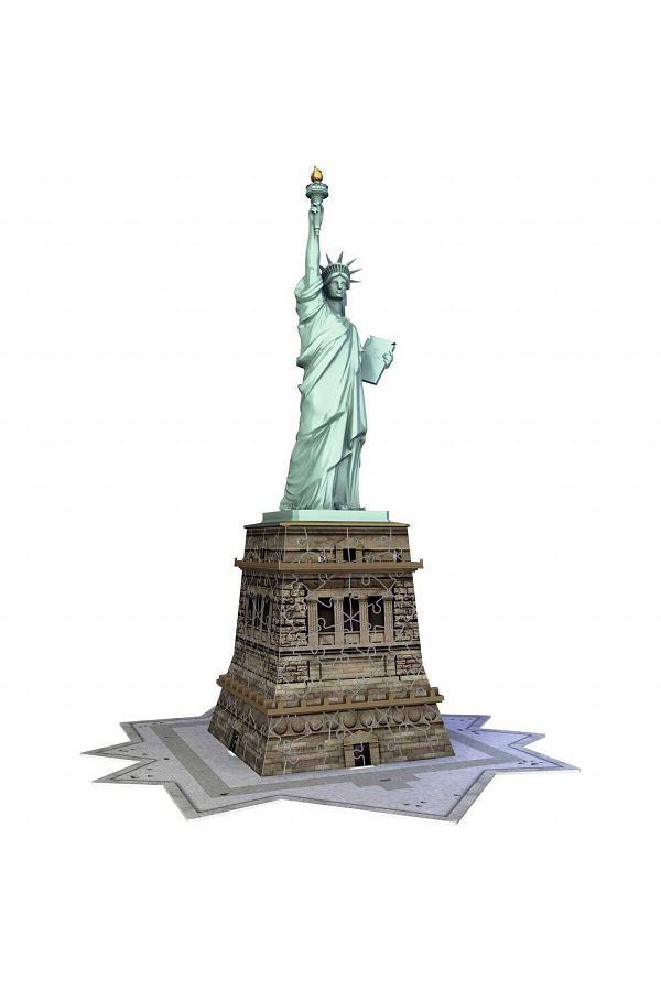 RAVENSBURGER-Puzzle 3D Statuia Libertatii 108 Piese 1
