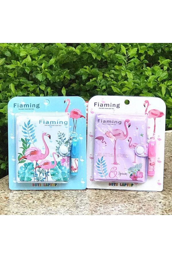 joyland-Flamingo Figures Podifik Notebook Set with Mutual Pen 1
