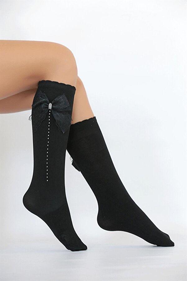 Daymod Children's Black Ornate Soft Thick Bamboo Winter