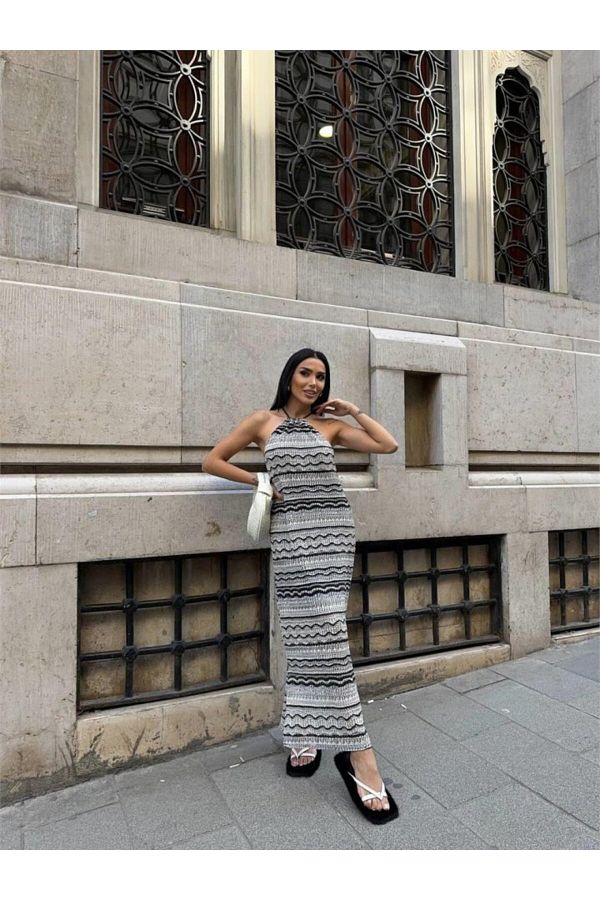Rose's Boutique All About Women-Bej Rose's Boutiqe Dress - Sleeveless Neck from Bağlamlı 1