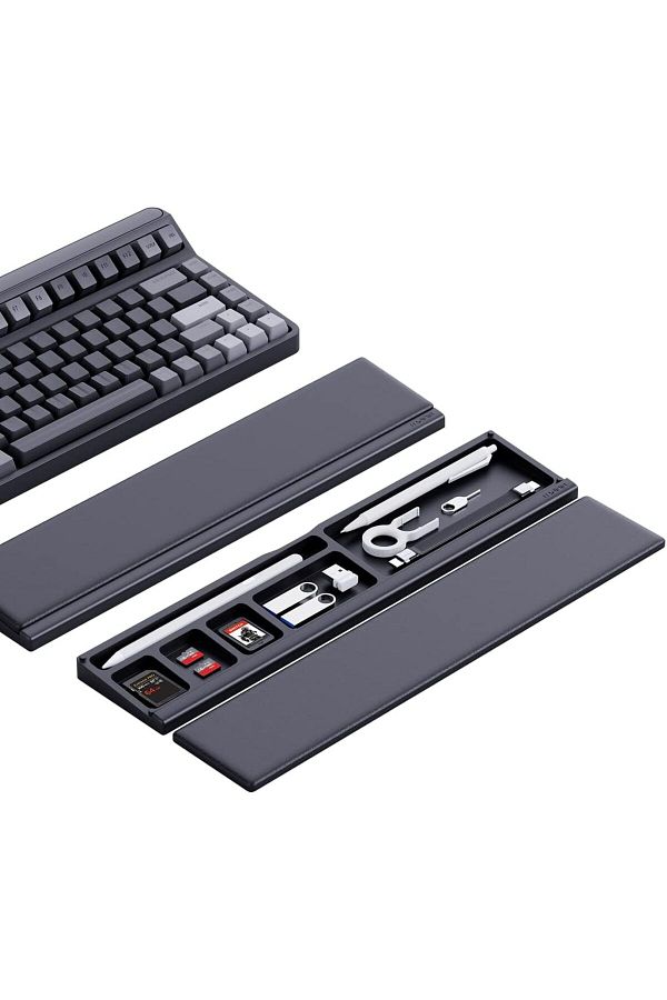 erorex-Keyboard Wrist Rest Pad Support With Desktop Partition Storage Case Ergonomic Soft Memory Foam Anti 1