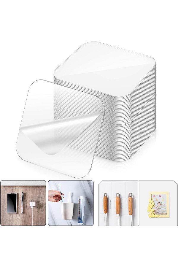 erorex-Double Sided Tape（80Pc Cleanable、Residue Free、And Reusable Non Marking Installation Tape 1