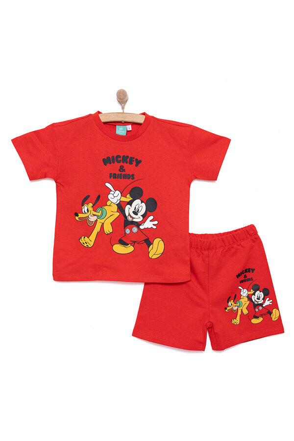 DİSNEY Mickey Mouse Erkek Tshirt-Şort Erkek Bebek