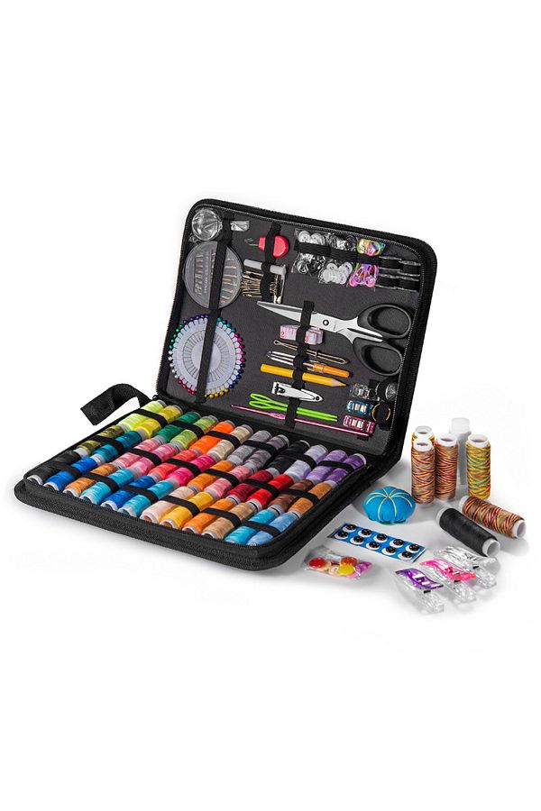 Choice-L Sewing Kit Complete Set With Threads Needles Scissors Tape Measure Buttons And More For Diy Handc. 1