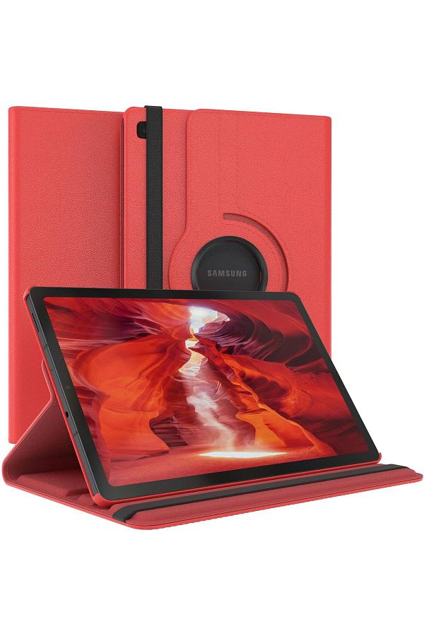 AWH-Rotating Case for Samsung Galaxy Tab A8 10.5 2022 [X200/X205/X207], 360 Stand (Red) 1