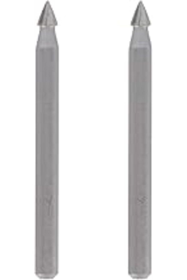 Mu Art Ahşap-Dremel 118 Smallest Triangular Tip High Speed Cutter, 3.2 Mm, 2 Pcs 1