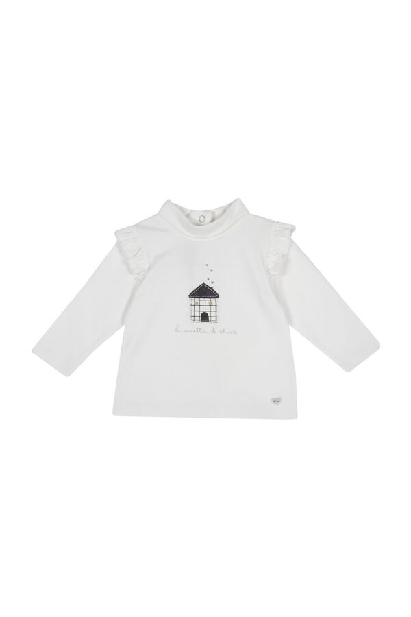 Chicco-Bedrucktes T-Shirt für zu Hause 1