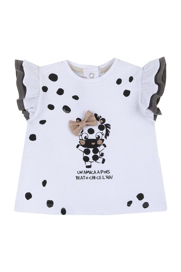Chicco-Tričko s volánovými rukávy 1