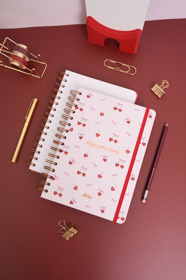 Matt Notebook-دفتر ملاحظات مسطح مقاس A5 مقاس 15 × 21 سم مع حلقة مطاطية، بدون خطوط وبدون تاريخ 1