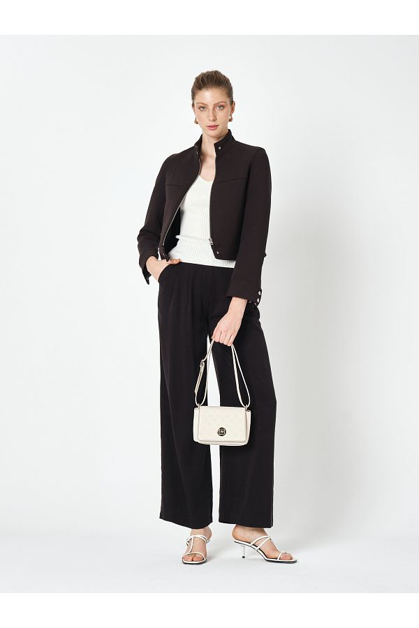 Pierre Cardin-Damen-Umhängetasche mit Vanille-Muster – 05PO25Y1886 1