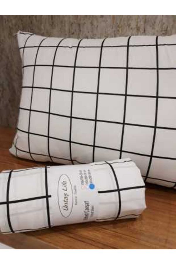 üntaş-Battal Double Elastic Sheet +2 Pillow Case Minikarobeyaz Ecmnikaro3 1