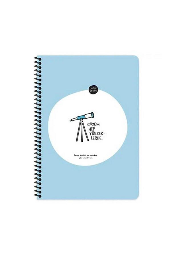 Hisli Şeyler-A4 Sharp Color 80 Yp - High Eye Check and Spiral Sticker Notebook 500518 -99 1