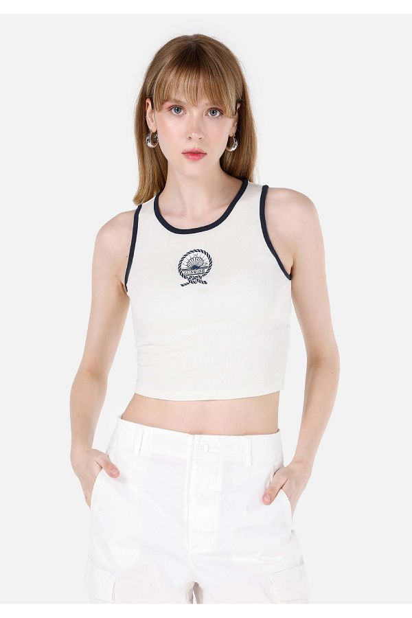 Colin's-Slim Fit Women's White Tank Top 1