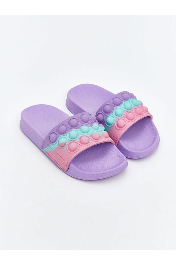 LC Waikiki-Lcw Steps Lilac Single Strap Pop It Slippers 1