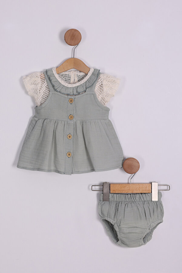 Zey Baby 3lü takım jile tişört kilot