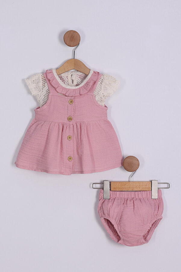 Zey Baby 3lü takım jile tişört ve kilot