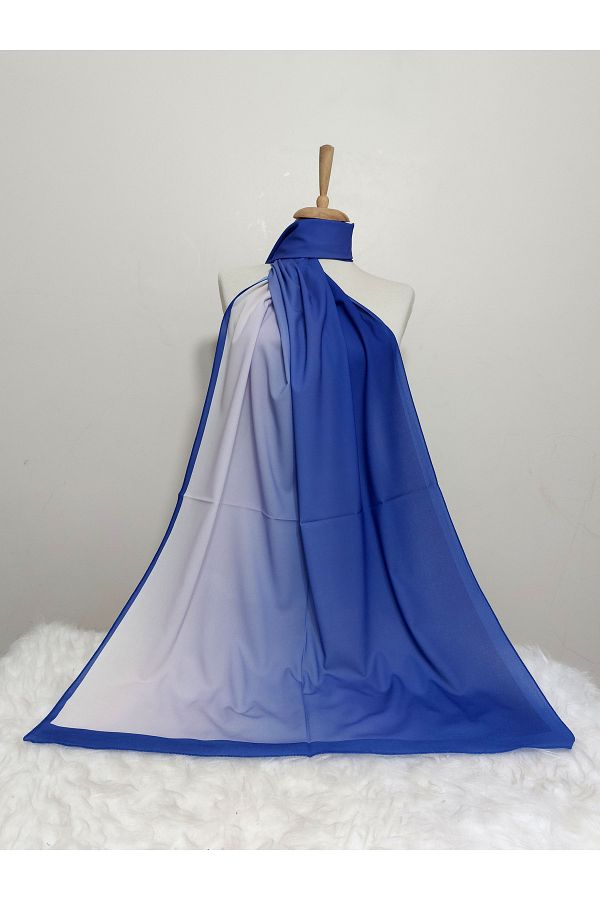 REMOMODA-Italian Chiffon Shawl Gradient Model You Can Use Both Sides, High Quality 1