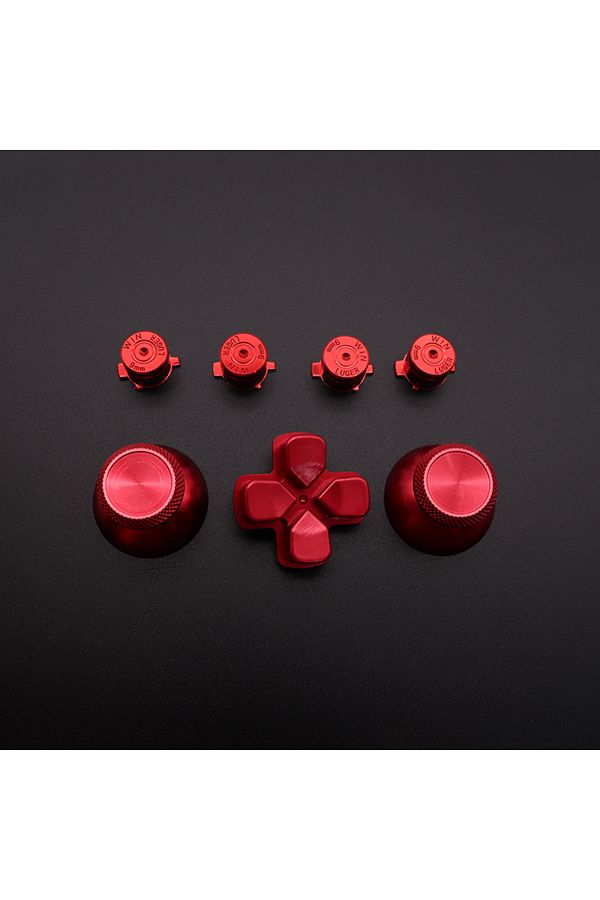 Choice-N4 Gold BLACK red blue Custom Metal Thumbsticks Analogue Controller Bullet Buttons Chrome D-pad for 1