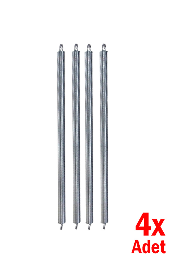 Mikasso 4 Adet Bebek Hoppala Zıp Zıp Yayı Çelik Yay Askı Kapı Yayı 25 Cm. Çelik