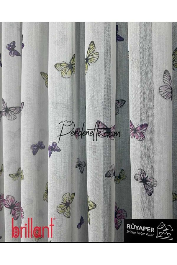 Brillant-Dream Butterfly Pattern Digital Printing Will Not Ask You to Fold and Iron Frequently 1