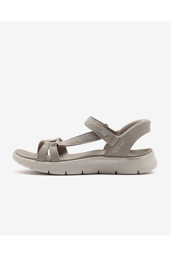 SKECHERS-صندل Go Walk Flex - صندل نسائي باللون البيج 141481   تي بي إي 1