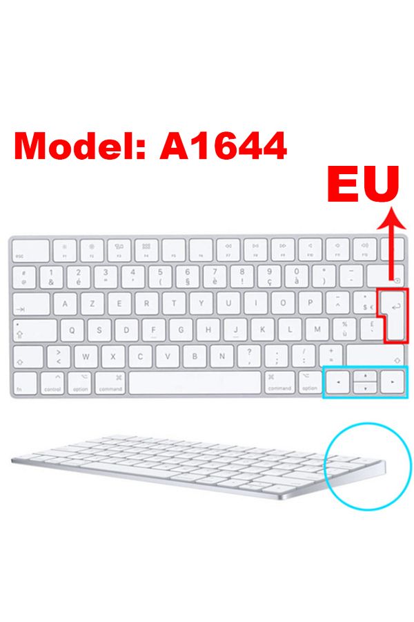 Choice-غطاء لوحة مفاتيح الاتحاد الأوروبي A1644 لجهاز iMac A1314 A1644 A1843 A1243 لاسلكي بتقنية البلوتوث Magic Numic Silicone E 1