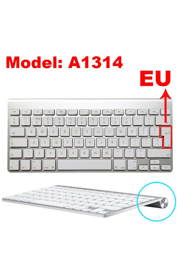 Choice-A1314 EU Keyboard Cover for iMac A1314 A1644 A1843 A1243 Wireless Bluetooth Magic Numeric Silicone E 1