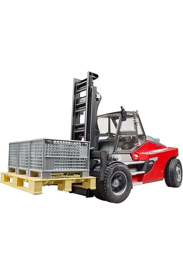 Bruder-Linde Forklift HD30 with Tow-Coupling and 2 Pallets 02513 1