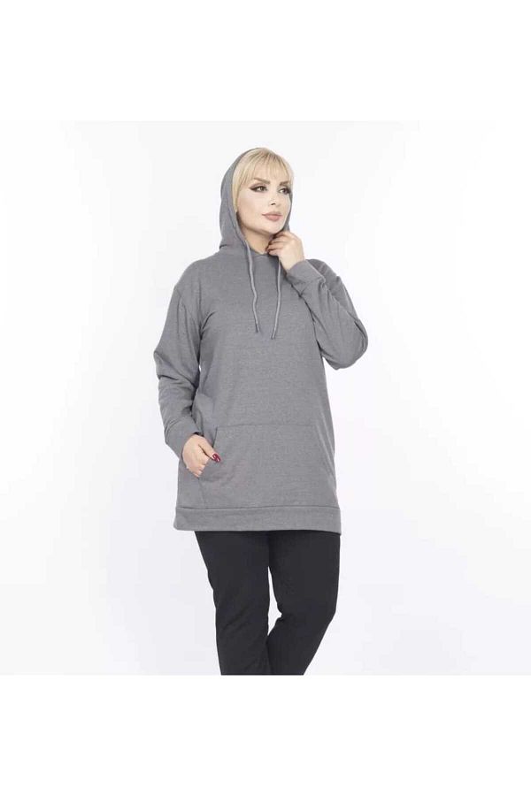 BİrHoşButik-Large Size Feminin Trend Sweatshirt 1