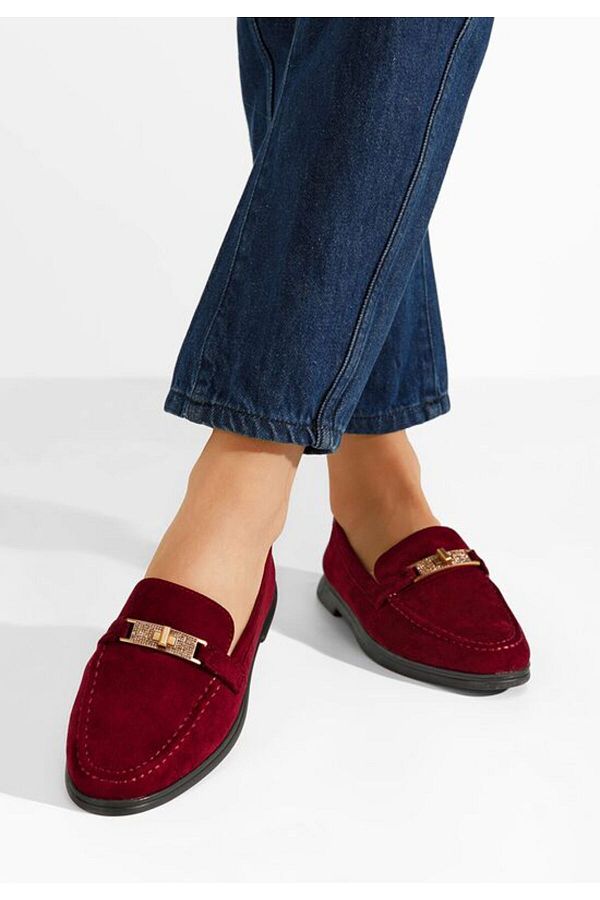 B T Shoes-Mocasini dama Nisala rosii 1