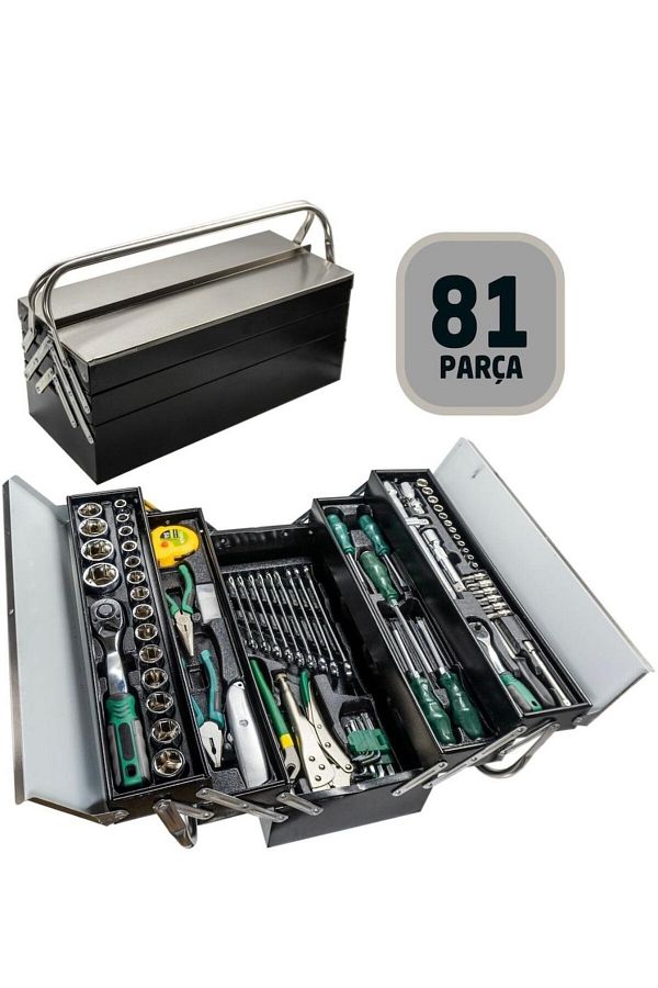 STANVOLT-5 Compartments 81 Piece Full Suit Case 1