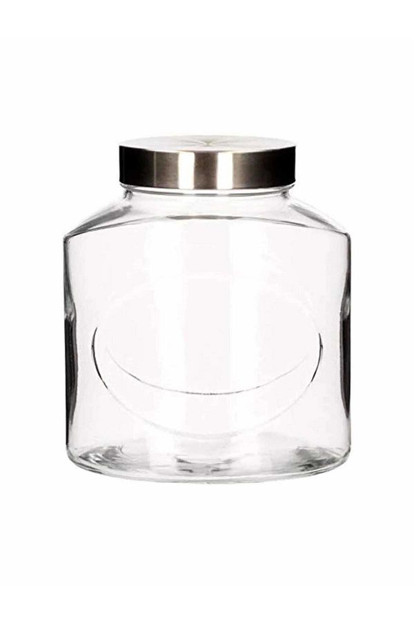 Paşabahçe-80393 Ellipse Metal Closed Jar - 1000 CC 1