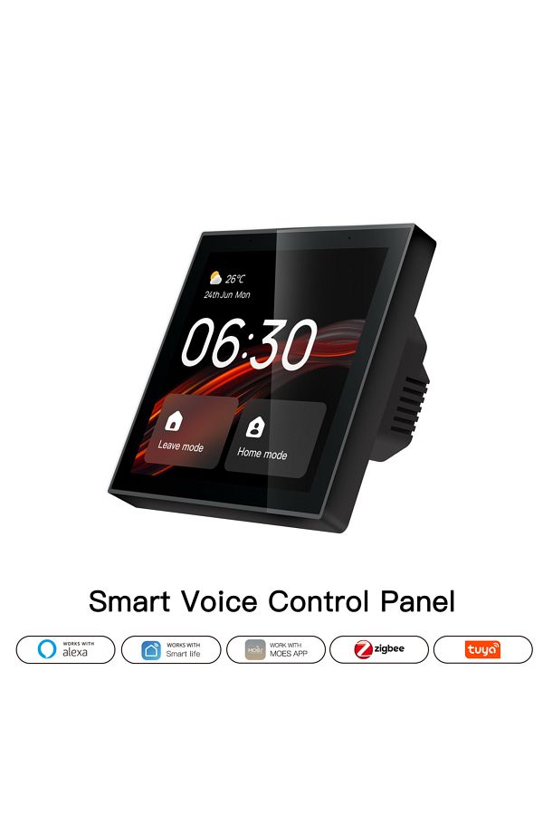 Choice-100-240 V 4 Inches Tuya Wifi Smart Touch Screen Center Control Panel Voice Control ZigBee Gateway Bu 1