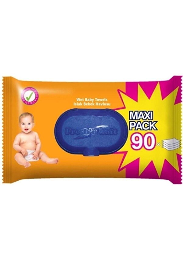Genel Markalar Fresh N Soft Islak Bebe Havlusu 90 Kapalı