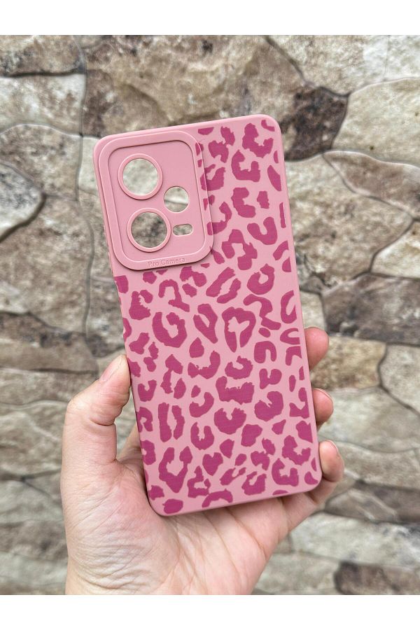 Vip Case-Xiaomi Redmi Note 12 Pro 5g - حافظة ليو من السيليكون الناعم مع حماية للكاميرا بنمط الفهد 277 1