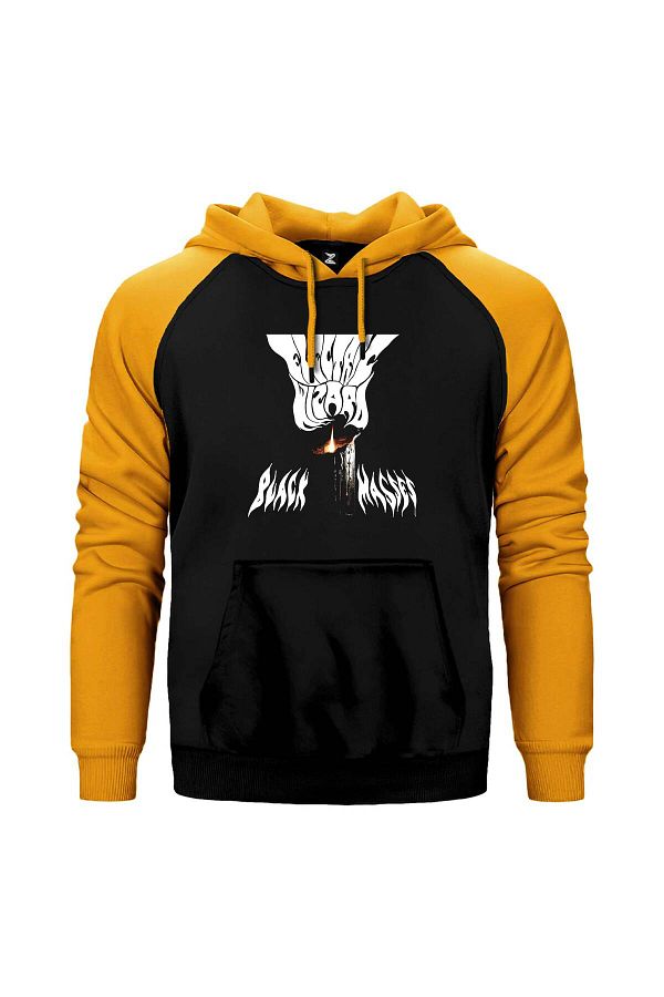 Z zepplin-Yildiz Electric Wizard Yellow Color Raglan Sleeve Sweatshirt 1