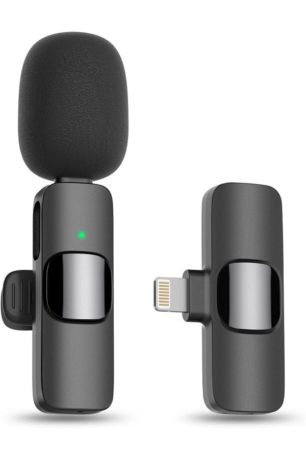 Generic-Bluetooth Mini Microphone for iPhone/iPad - Wireless Lavalier Mic for TikTok, YouTube, Podcast 1