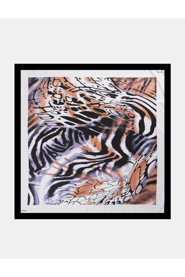 Kayra-Polyester Leopard Print Scarf 1
