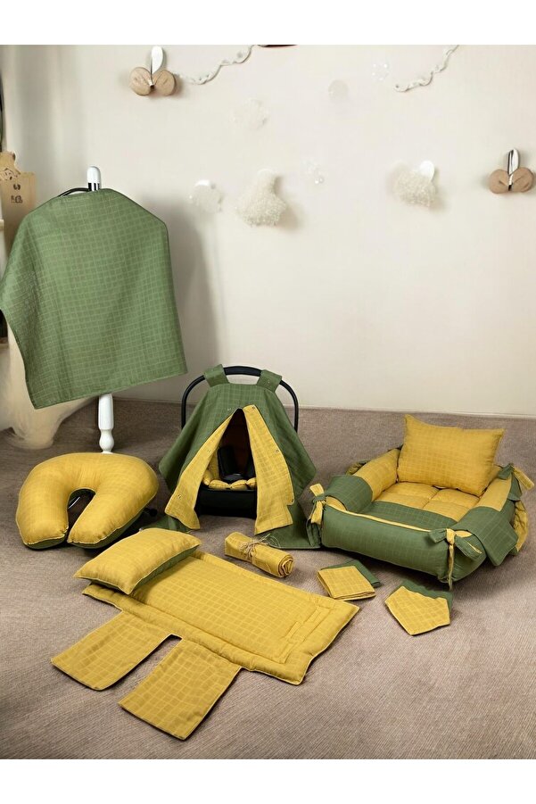 Aras Collection Bebe Muslin 14 Parçalık Bebek Seti – Doğal, Yumuşak ve Konforlu!