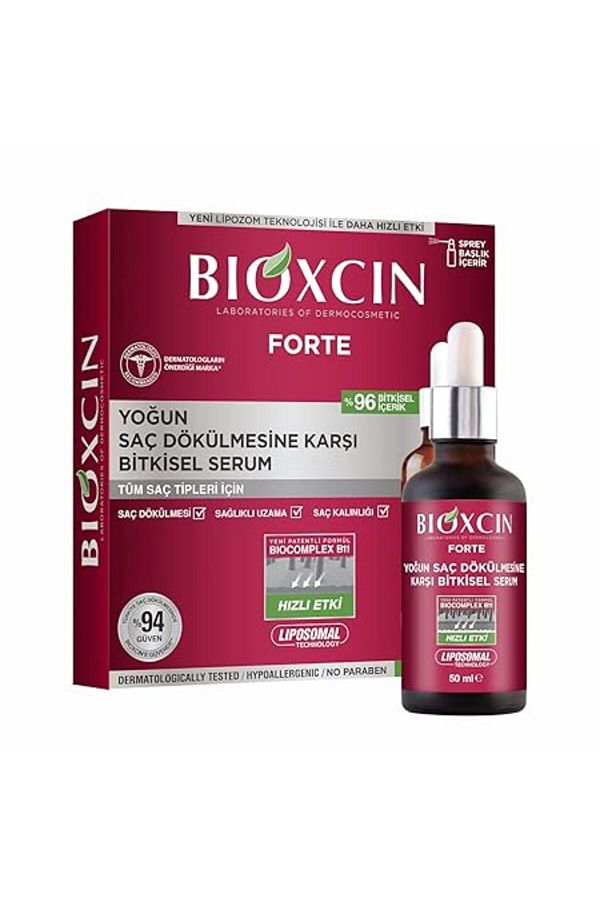 Bioblas-Bioxcin Forte Kräuterserum 3 x 50 ml - Stark gegen Haarausfall - mit BioComplex B11 1