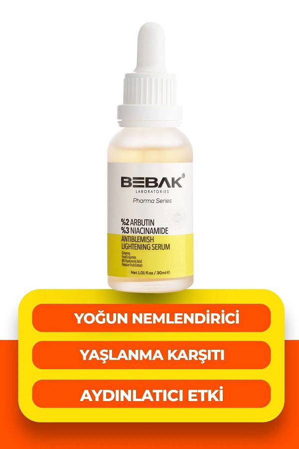 Bebak-Pharma 30ml Arbutin 2% and Niacinamide 3% Tone Equalizing and Brightening Serum 1