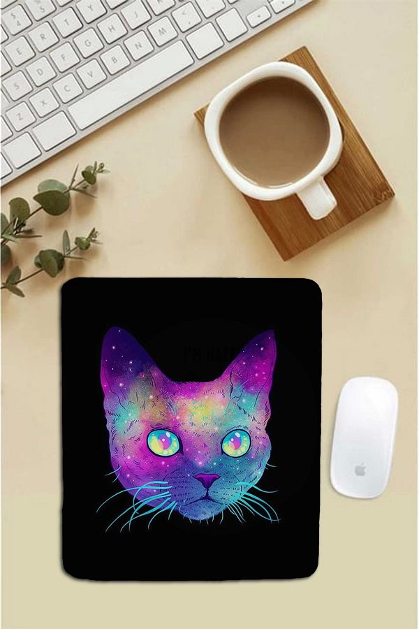 SonicTouch-لوحة ماوس سوداء مستطيلة الشكل بدون خياطة مع مسند للمعصم مقاس 18 × 22 سم 1