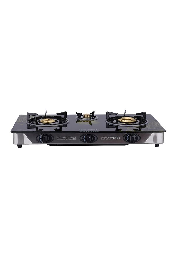 KRYPTON-Gas Cooker, Enamelled Pan Support, KNGC6349 1