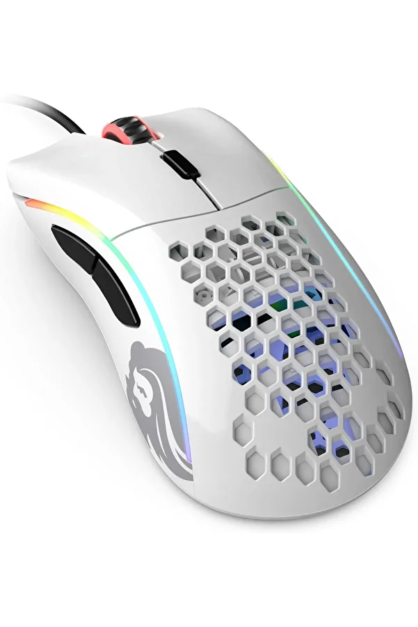 Glorious-Glorious Gaming Model D Wired Gaming Mouse - 68g Superlight Honeycomb Design, RGB, Ergonomic, Pixart 1