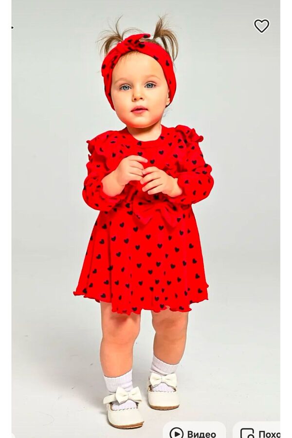 Pony Baby A - Fiyonklu Romper Elbise