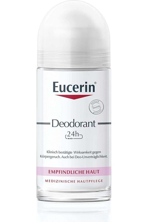 Eucerin-Eucerin Deodorant Roll-On for Sensitive Skin, Unscented, Unisex, 50.0 ml 1