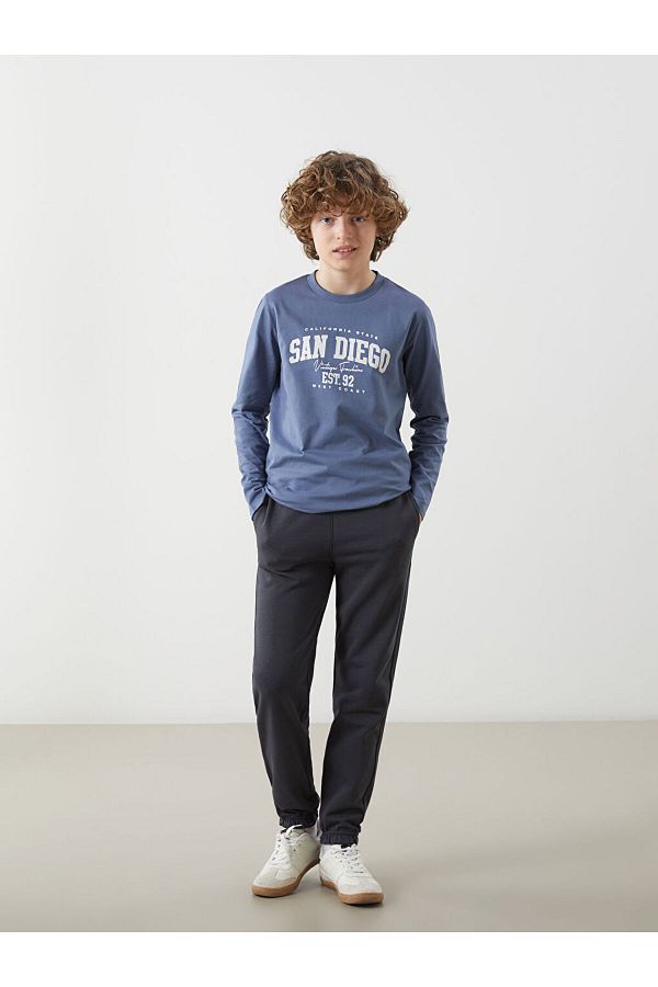 LC Waikiki-Lcw Boy's Jogger Sweatpants with Elastic Waist 1