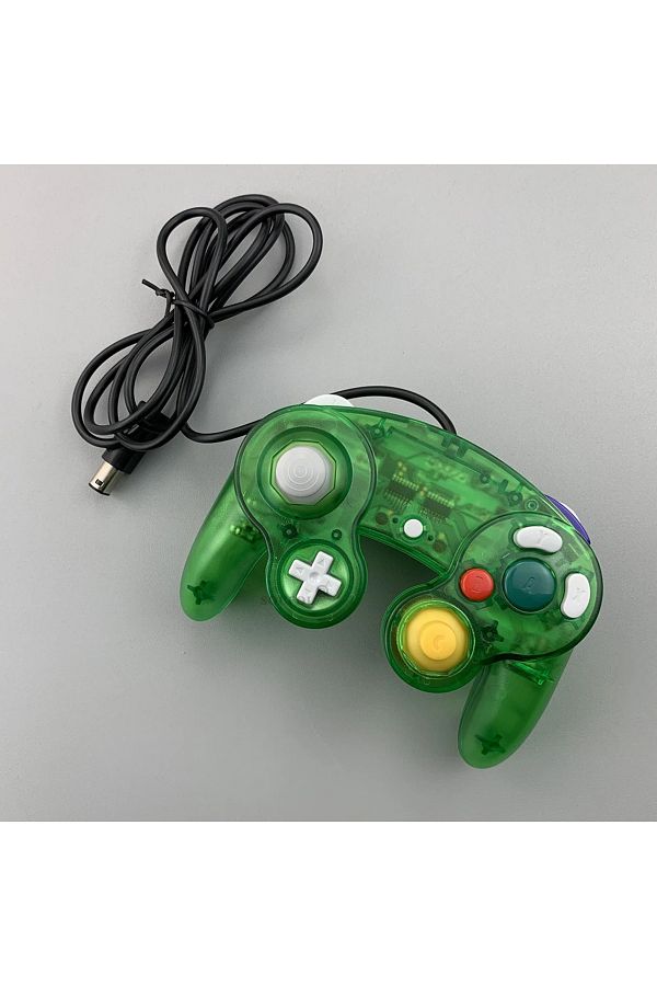 Choice-Trn Dark Green For Ngc Controller Wired Handheld Joystick For Nintend For Gamecube Gamepads Game Acc 1